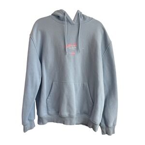 White‎ Fox Global Collection Hoodie Light Blue Limited Edition M/L